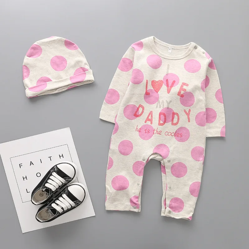 2018 одежда с длинными рукавами для новорожденных комбинезон девочек и мальчиков