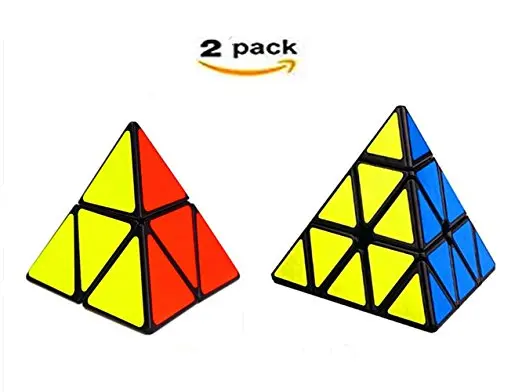 Cuber Speed Bundle 2x2 Пирамида и 3x3 скоростной куб головоломка пираморфик черный QiYi QiMing