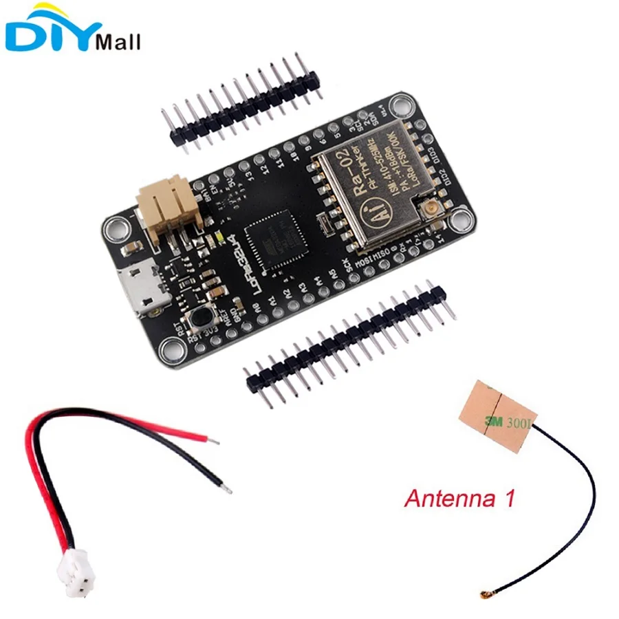 LoRa32u4 Antenna-1 433 МГц LoRa32u4 Ra-02 1 км LoRa приемопередатчик Wi-Fi модуль Atmega328 SX1278 LiPo JST разъем антенны для Arduino - Комплект: LoRa32u4 Antenna-1