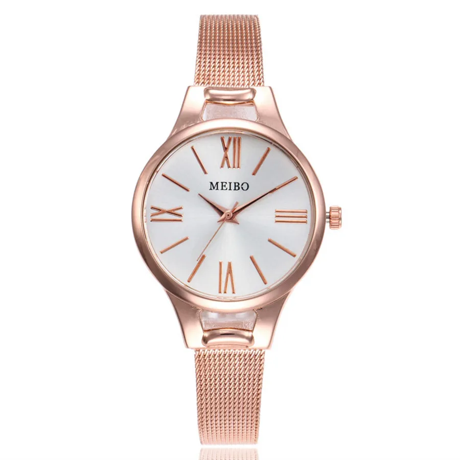 Горячая Распродажа Женские Простые римские часы модные повседневные женские