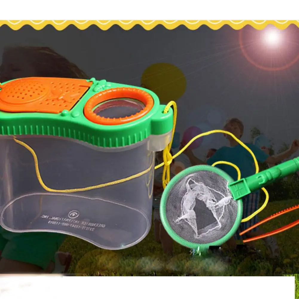 Early Childhood Education Experimental Research Plastic Tool Box Insect Feeding Observation Box Net Breeding Box Puzzle Toy Set