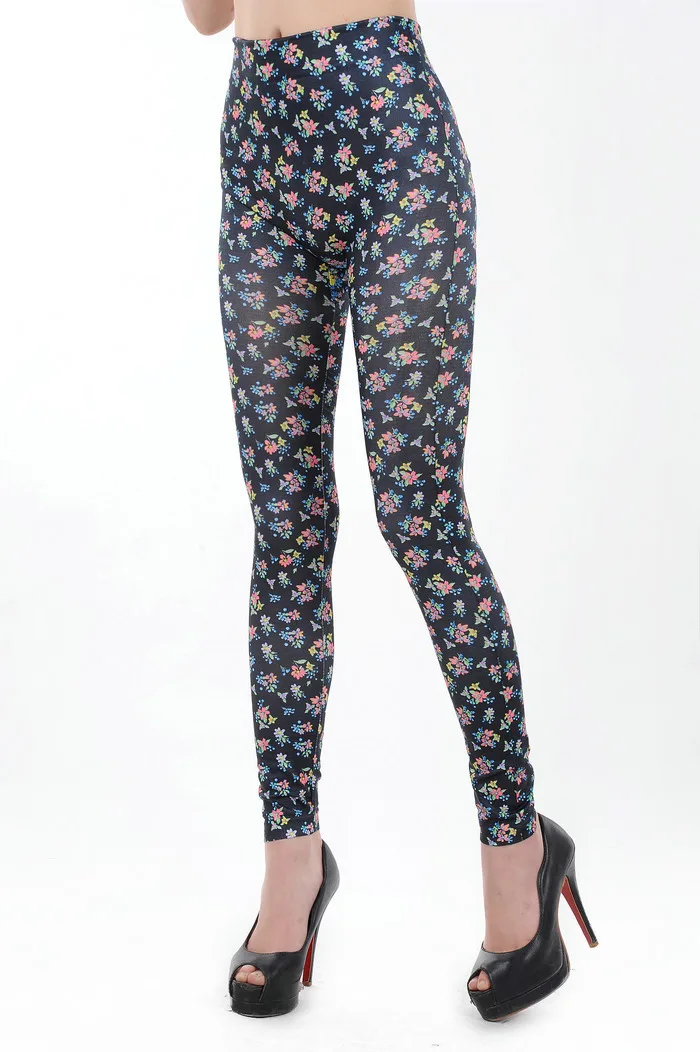 Женские леггинсы с цветочным принтом ML7604 новые милые принтом|leggings winter|legging sets for