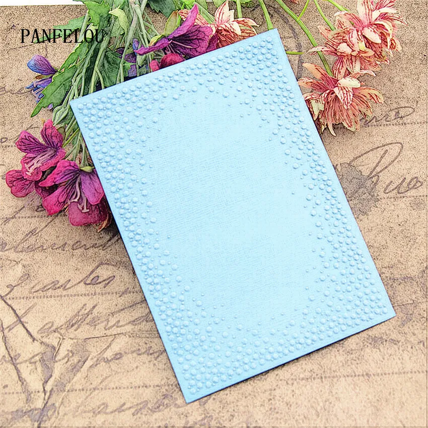 PANFELOU Dot bubble папки для Тиснения пластиковые для скрапбукинга DIY шаблон помадка торт фотоальбом изготовление открыток