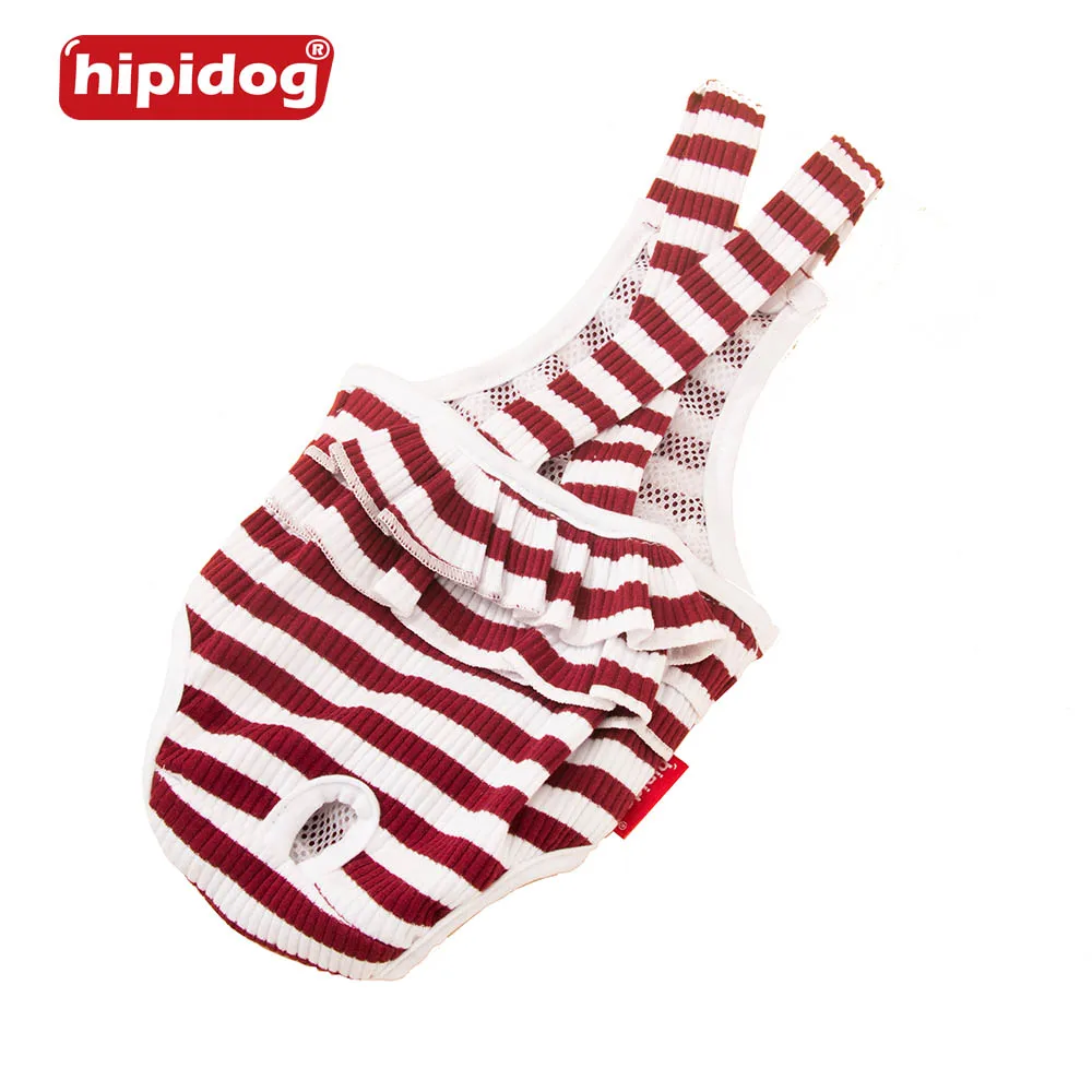 Hipidog Pet Dog Physiological Stripe Pants Cotton Panties Strap Sanitary Underwear Diapers Puppy Shorts | Дом и сад