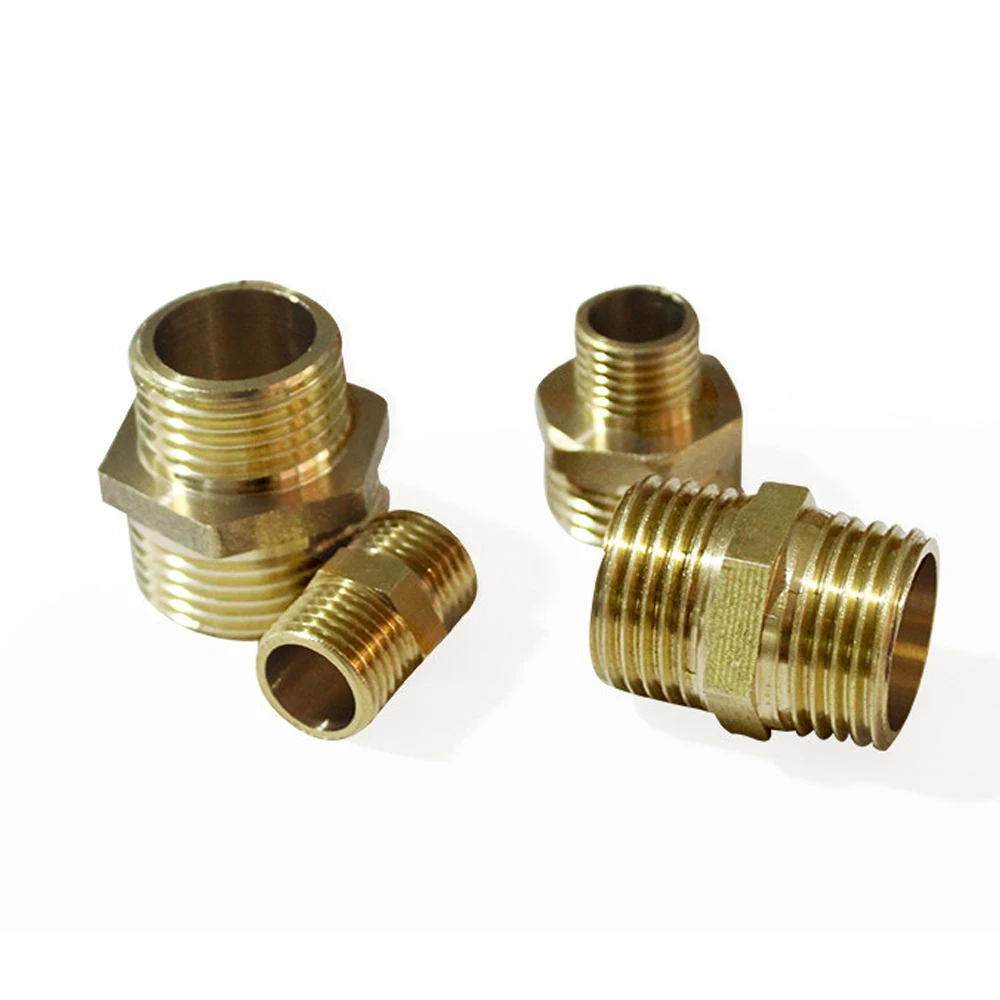 Латунная трубка BSP 1/8 &quot1/4&quot 3/8 &quot1/2&quot 3/4 &quot1&quot с шестигранной насадкой для
