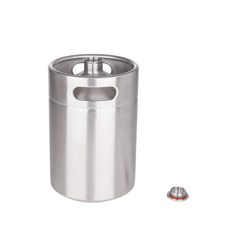 Новое поступление 304, нержавеющая сталь 5L/3.6L/2L, мини бочонок, пивной Ворчун, портативная, для пивных бутылок, для домашнего изготовления пива, барные аксессуары, инструмент