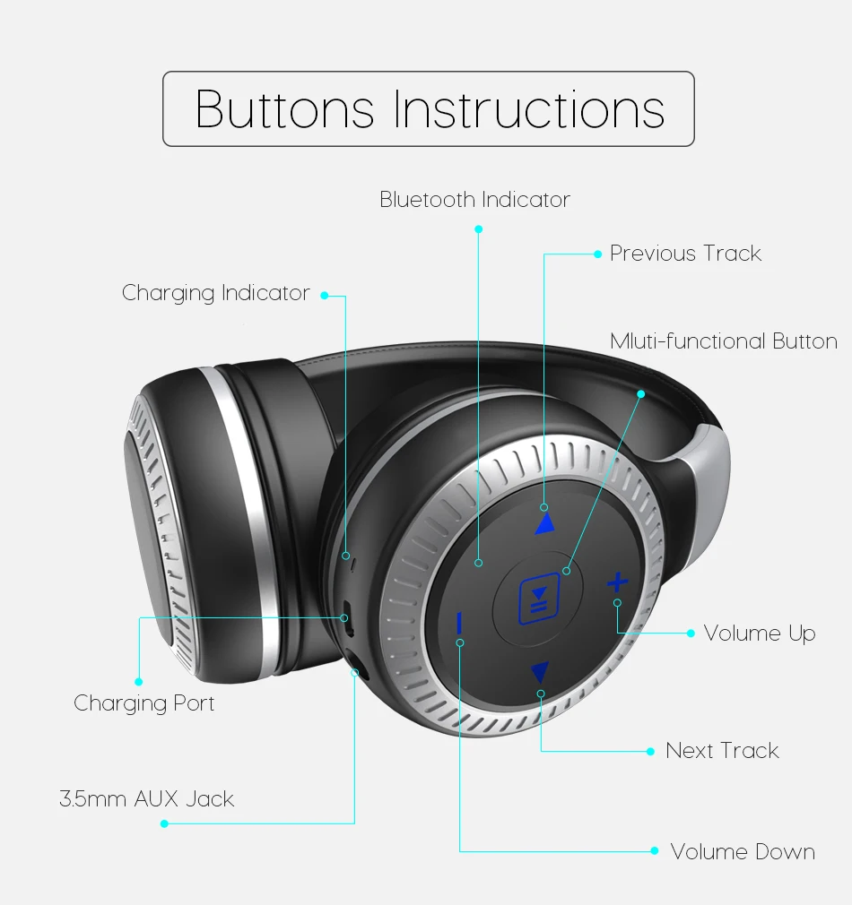 ZEALOT B20 стерео беспроводные наушники Bluetooth гарнитура HiFi бас гарнитура с микрофоном для iOS Android телефон