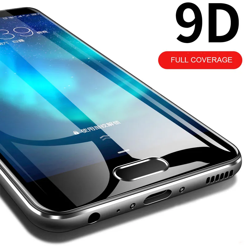 Закаленное стекло 9D для Huawei P20 lite P30 Pro Mate 10 P Smart 2019 защитная пленка экрана Honor 8X 9 Lite |