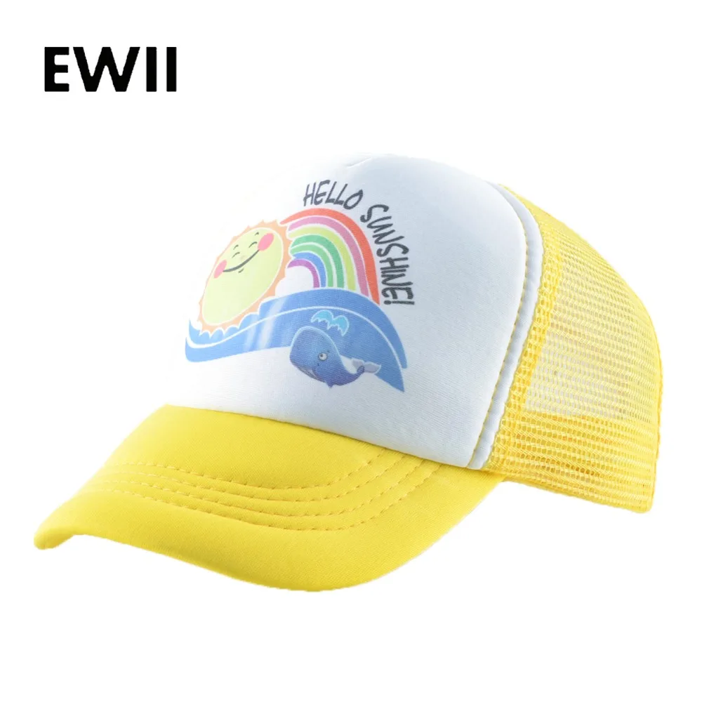 Модная летняя кепка Snapback Детские сетчатые бейсболки в стиле хип хоп регулируемые