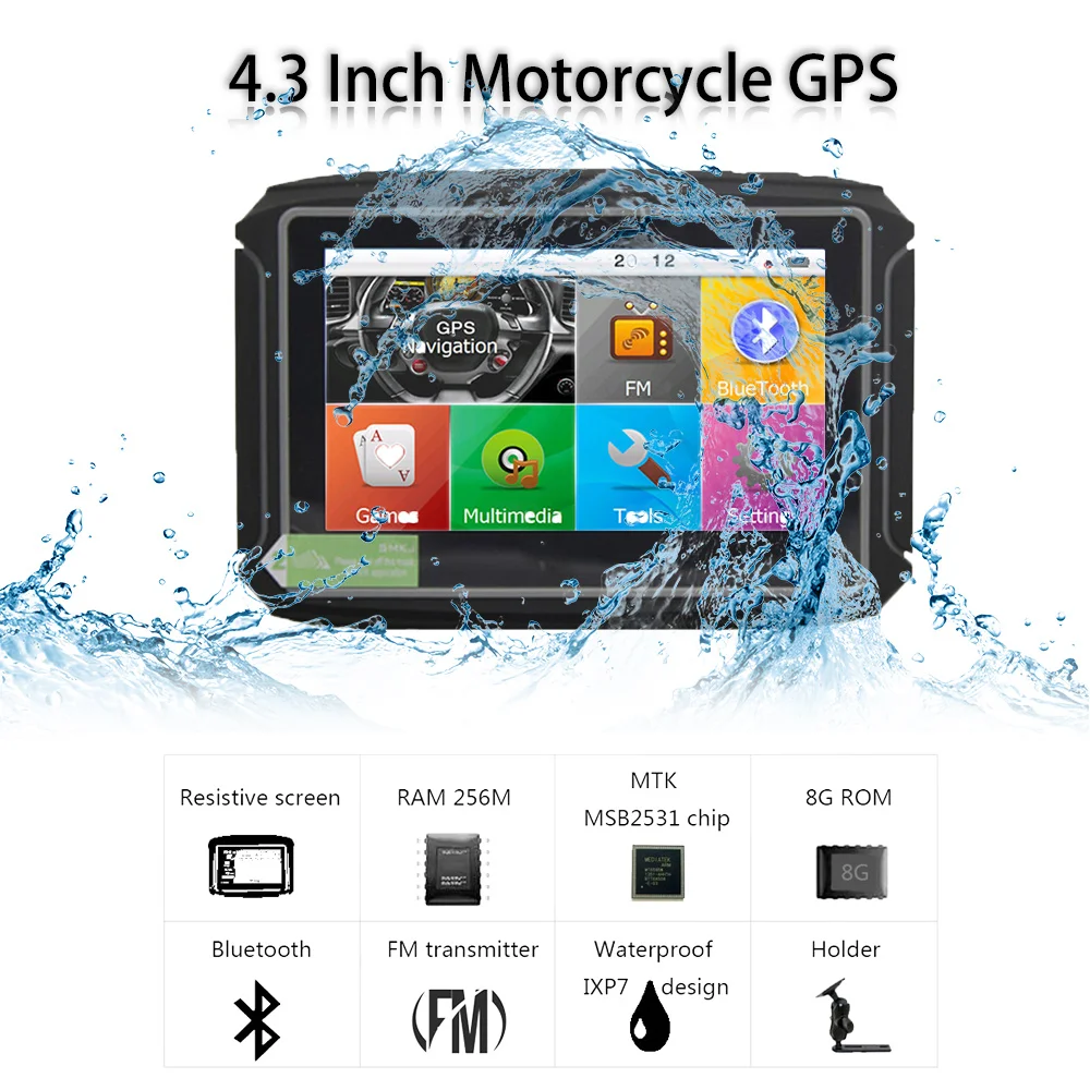 TOPSOURCE автомобильный двигатель навигатор GPS 256 м Оперативная память 8 ГБ