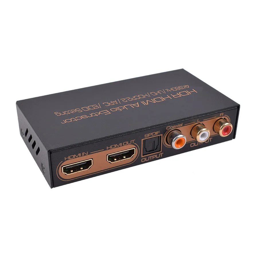 HDR HDMI в SPDIF оптический коаксиальный стерео R/L конвертер HDCP2.2 Full HD 1080P 4K @ 60 Гц ARC 3D