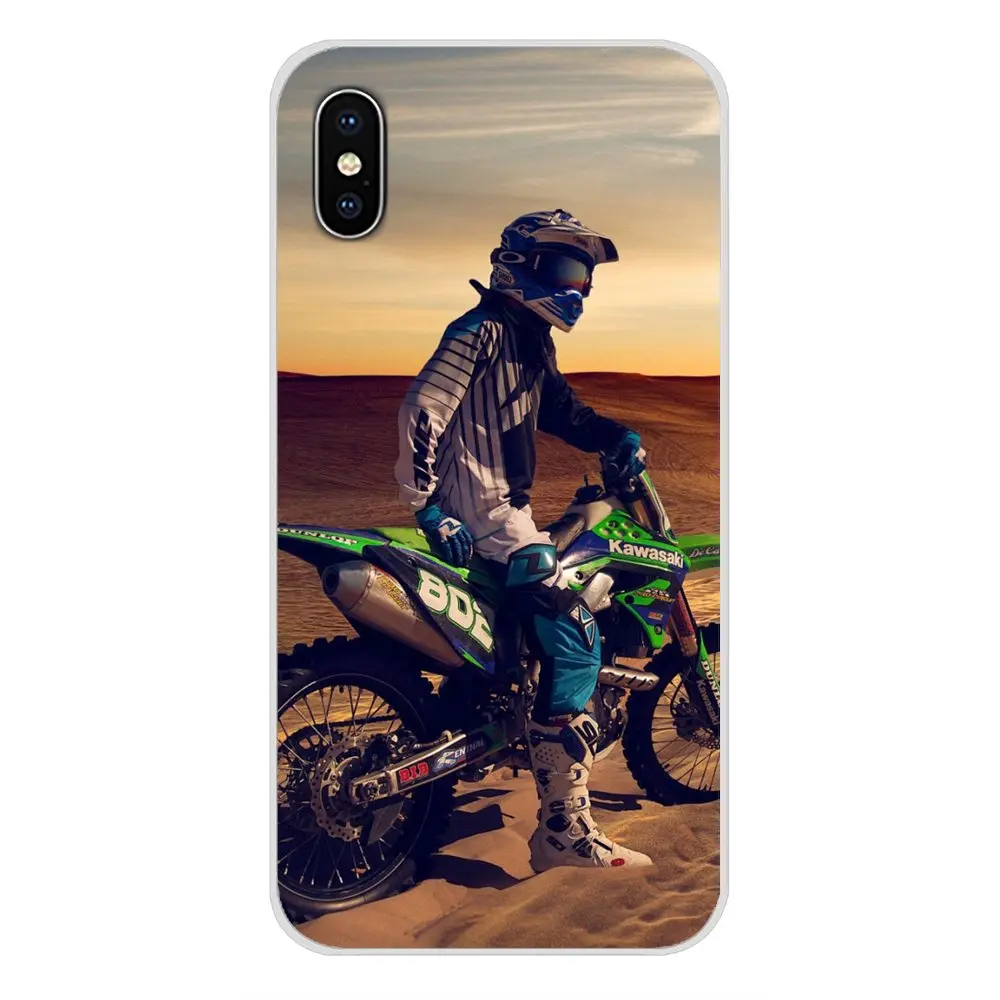 Грязевые велосипеды мотоцикл гонки Moto Cross чехол для телефона Apple iPhone X XR XS MAX 4 4S 5 5S 5C