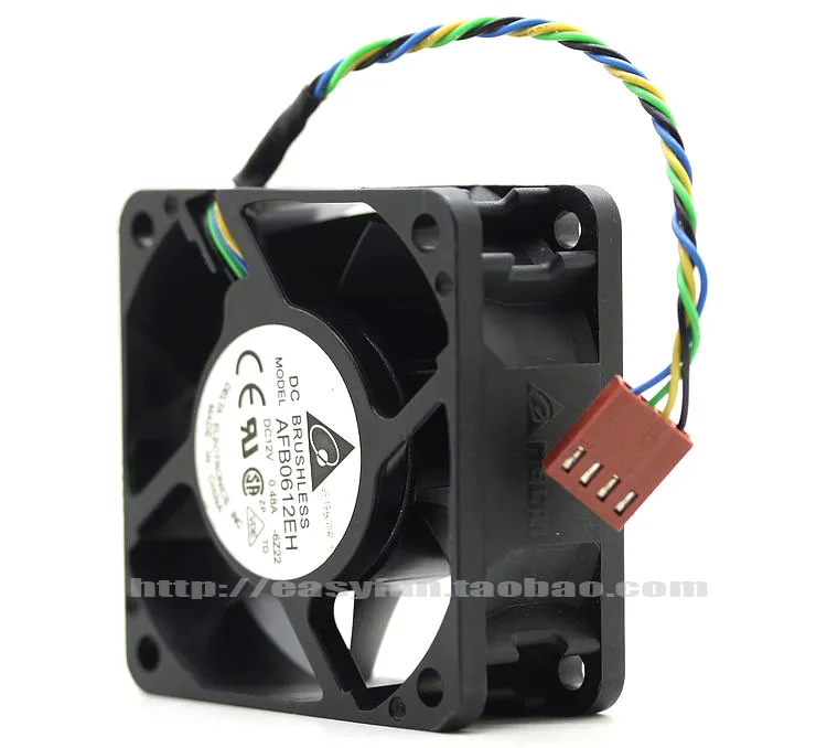 Вентилятор охлаждения сервера Detla Electronics AFB0612EH 6Z22 DC 12 В 0 48 а 60x60x25 мм|square fan|delta