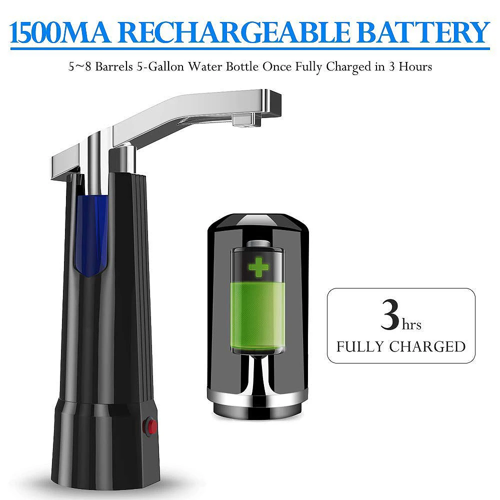 Диспенсер для водяного насоса Электрический галлон Питьевая Бутылка дозирующий