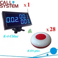 hot sale service bell pager system for cafe casino golf center 1 display panel 28 transmitters
