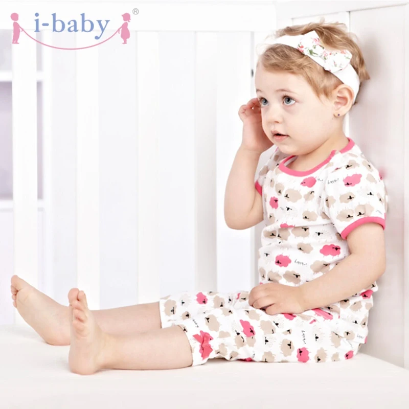 Детская одежда i-baby Детские футболки для новорожденных 100% хлопок детская с