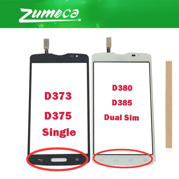 5 0 дюйма для LG Optimus L80 D373 D375 D380 D385 двойной Sim сенсорный экран дигитайзер панель