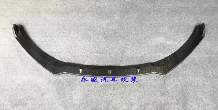 Front Bumper Spoiler XF автомобильный диффузор бампера из углеродного волокна спойлер+ Автомобильная боковая юбка+ Автомобильный спойлер подходит для Jaguar XF XFL - Цвет: Front Bumper Spoiler