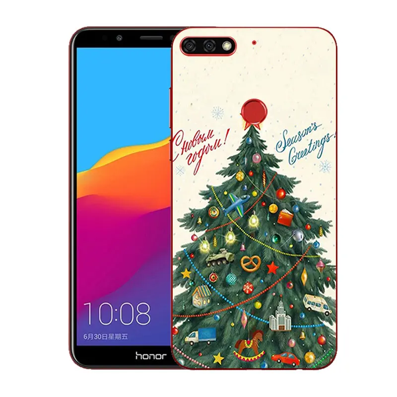 Прозрачный чехол из ТПУ для Huawei Honor 7C задняя крышка телефона 5 7 дюйма C защитный