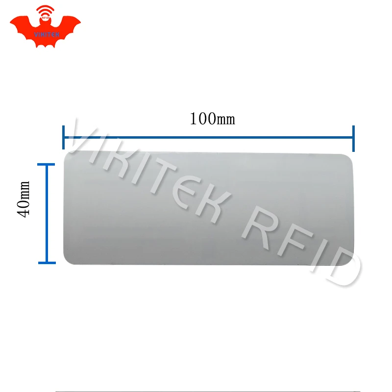 Ультратонкая антиметаллическая метка UHF RFID 915 м 868 M4QT 100*40*0 8 мм EPC ISO18000 6C