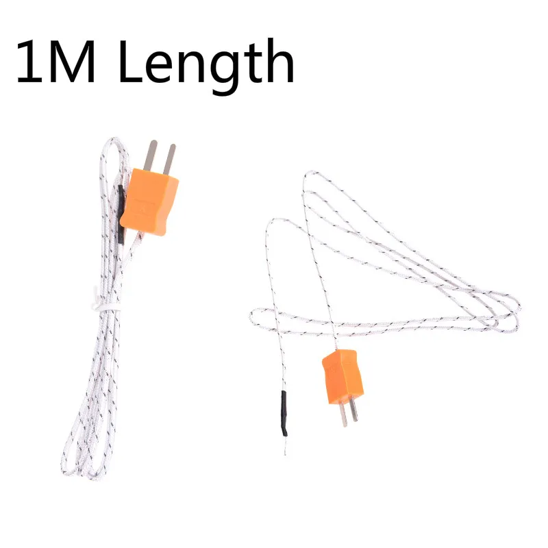 

One Or 2pcs K-type TP-01 Wire Temperature Test Thermocouple Sensor Probe Tester Line. Use To TM-902C TES-1310 MD-6801 Length 1M