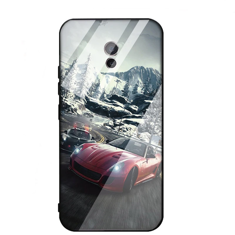 Luxury Glass black edge Phone Case For vivo y97 y93 y83 y85 y79 y75 iqoo v15 xplay6 Full car Cover Shell Caqa with celular logo |