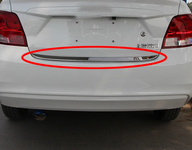 Отделка задней двери для Chevrolet sail 3 2015-2016 нержавеющая сталь 1 шт. | Автомобили и