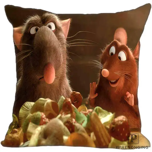 Square Pillowcases Заказная декоративная наволочка рататуиль аудио квадратная Наволочка на молнии 35X35,40x40,45x45 см(одна сторона) 80527-21-05 - Цвет: Square Pillowcases