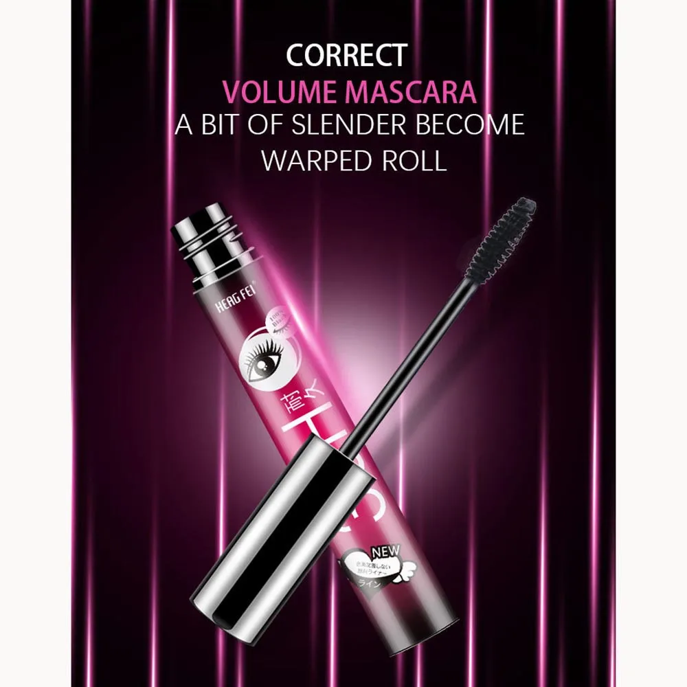 4D шелковое волокно ресниц тушь для Черная Водонепроницаемая Макияж ресницы