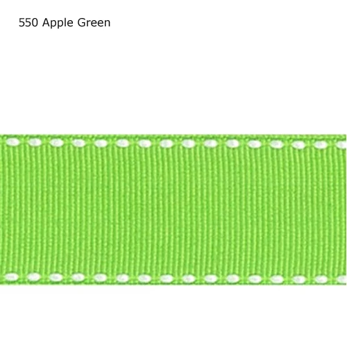 

1.5" inch 38mm white double stitched grosgrain ribbon