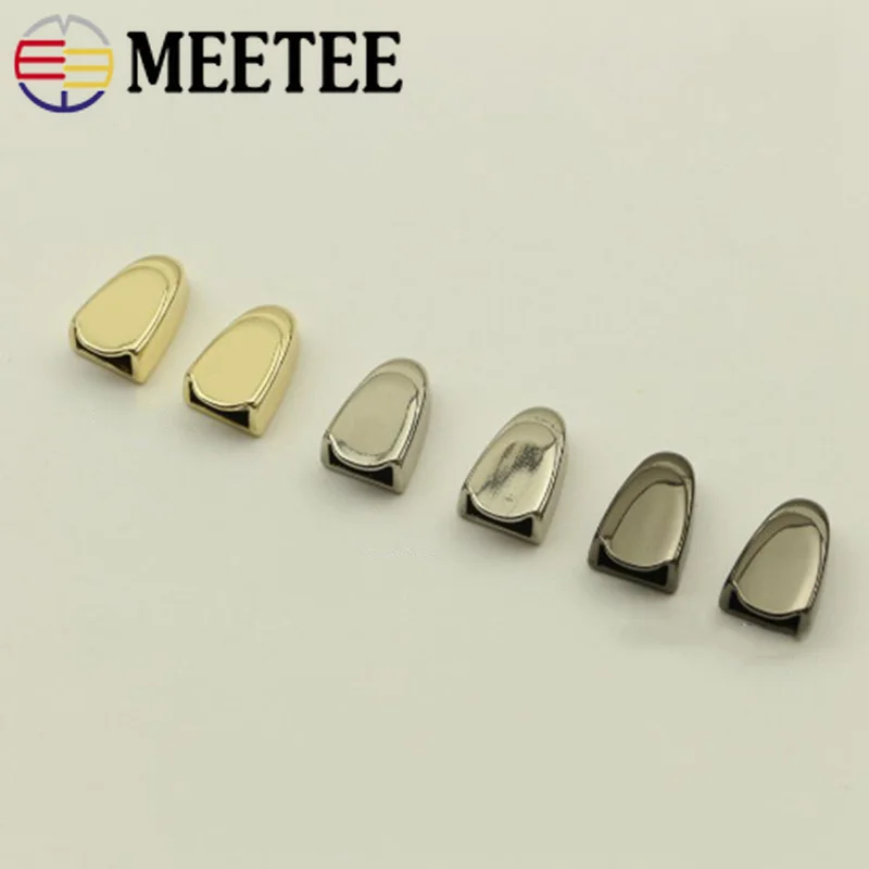 Meetee 10 шт. металлическая застежка молния хвост зажим Пряжка DIY сумка Сумки для