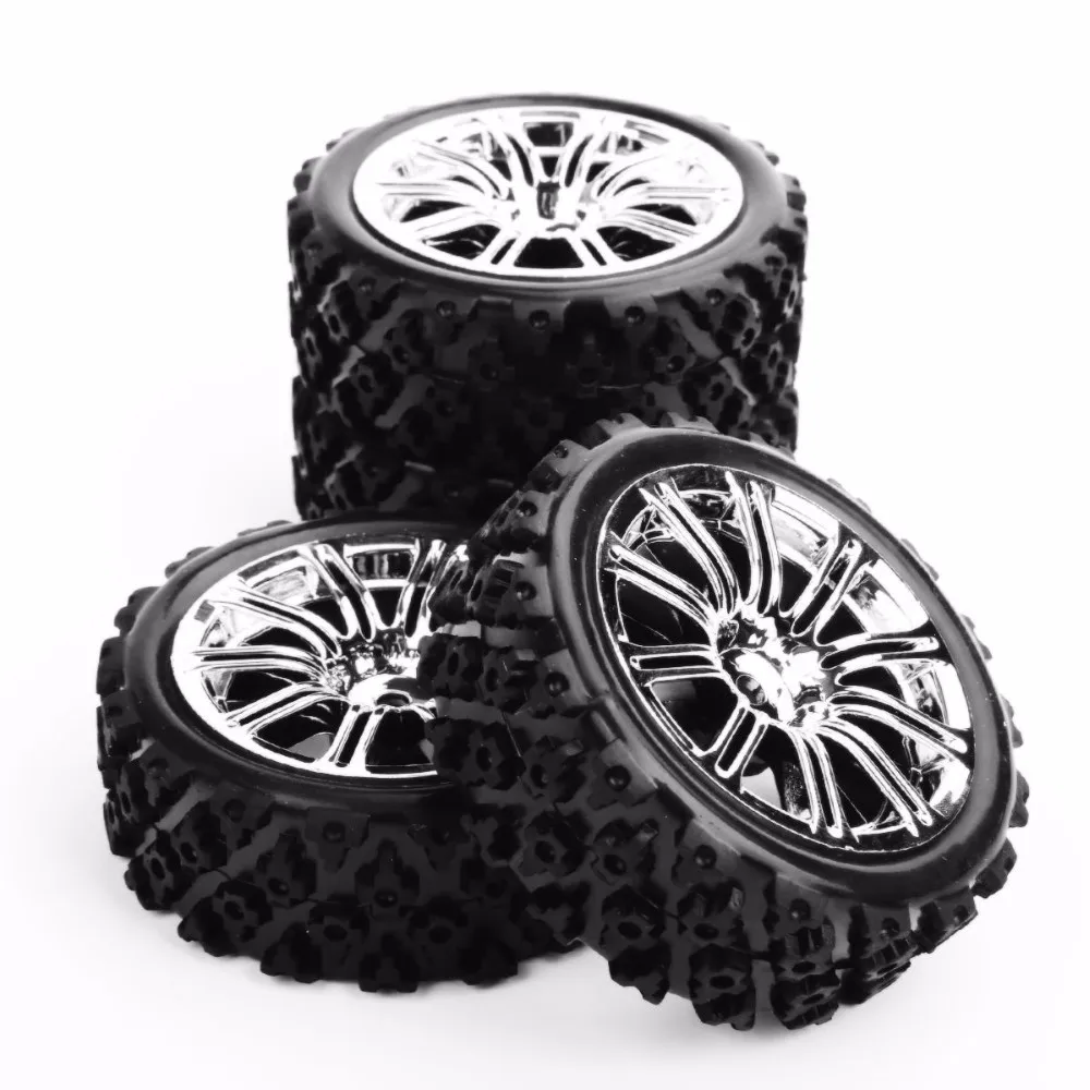 4 шт./компл. 1/10 раллийные шины и колеса 12 мм шестигранный PP0487 + 3MC для HSP HPI RC 1:10