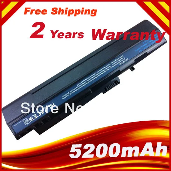 

Аккумулятор 5200 мА · ч для ACER Aspire One A150, AOD150, AOD250, D250, UM08A31, UM08A32, UM08A41