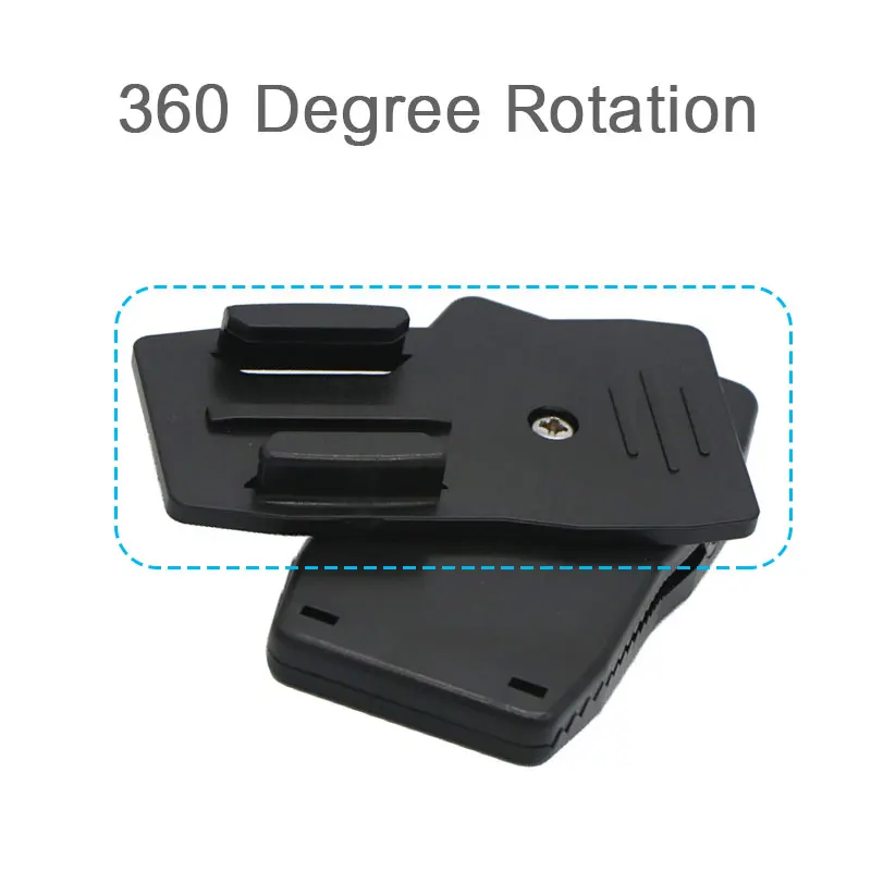 Зажим для шапочки с поворотом на 360 градусов зажим J Hook GoPro Hero 7 6 5 4 Sjcam Sj6 Xiaoyi 4K экшн