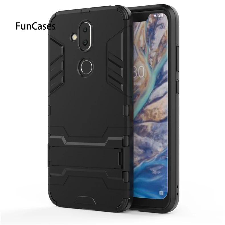 Для Nokia X7 Броня Железного человека чехол для телефона 7 1 плюс Невидимый стойка