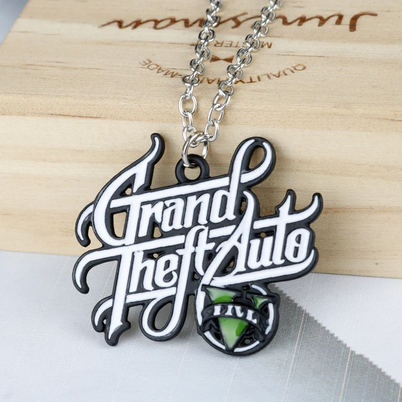Dongsheng PS4 Xbox PC Rockstar Game GTA V Grand Theft Auto 5 ожерелье цепочка подвеска ожерелья колье