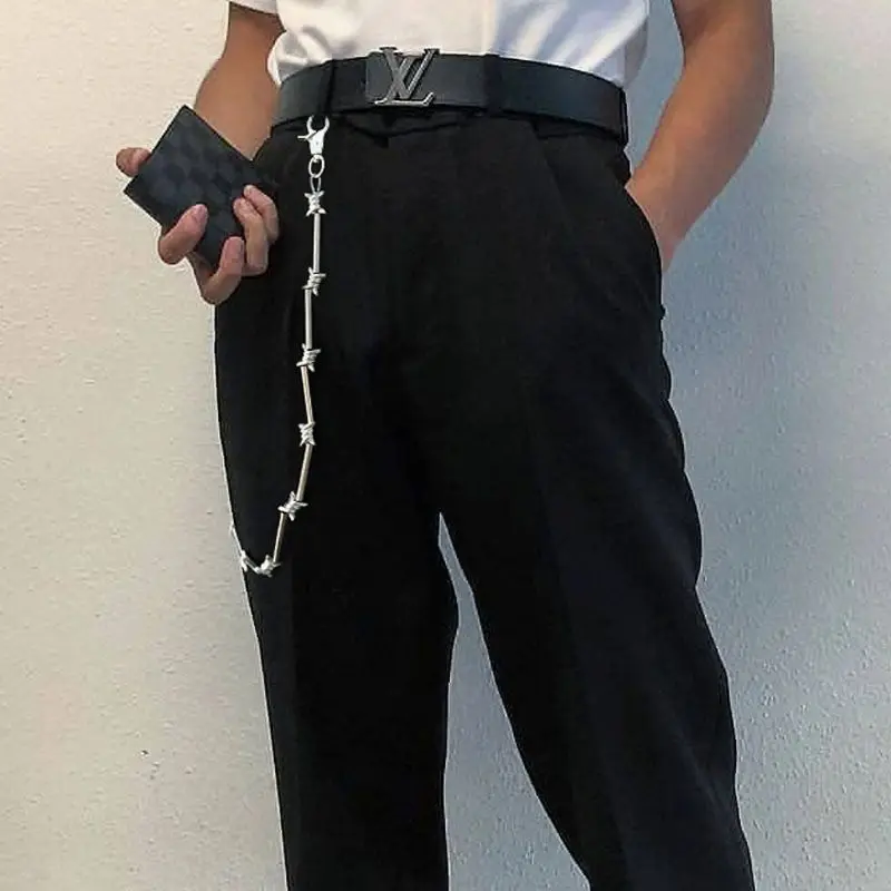 

Cool Punk Rock Wallet Belt Chain Metal Trousers Chain Jean Pants Hip Hop Jewelry
