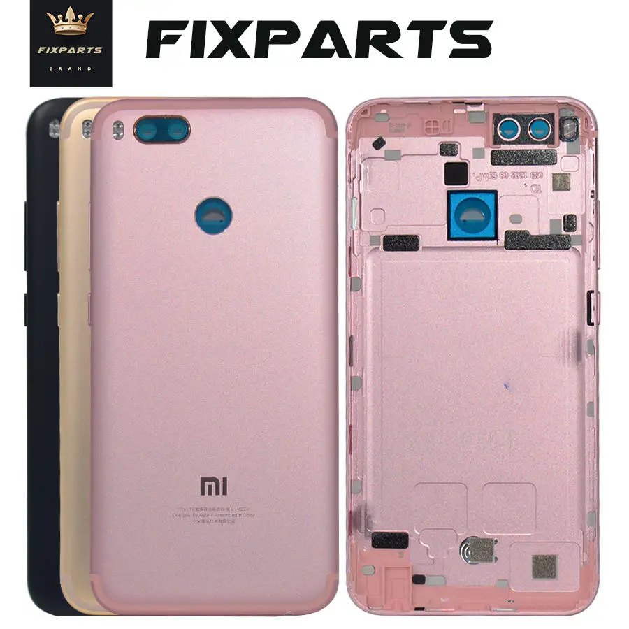 

for Xiaomi Mi A1 Battery Cover A1 Rear Door Back Housing Case For Xiaomi Mi 5X A1 Battery Cover With Power Volume Button Replace