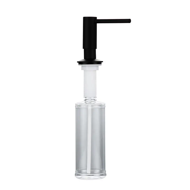 1Pc Soap Dispense SMESITELI 304 нержавеющая сталь набор аксессуаров для ванной черный крючок для халата держатель для полотенец барная полка держатель для бумаги набор аксессуаров для ванной комнаты - Цвет: 1Pc Soap Dispense