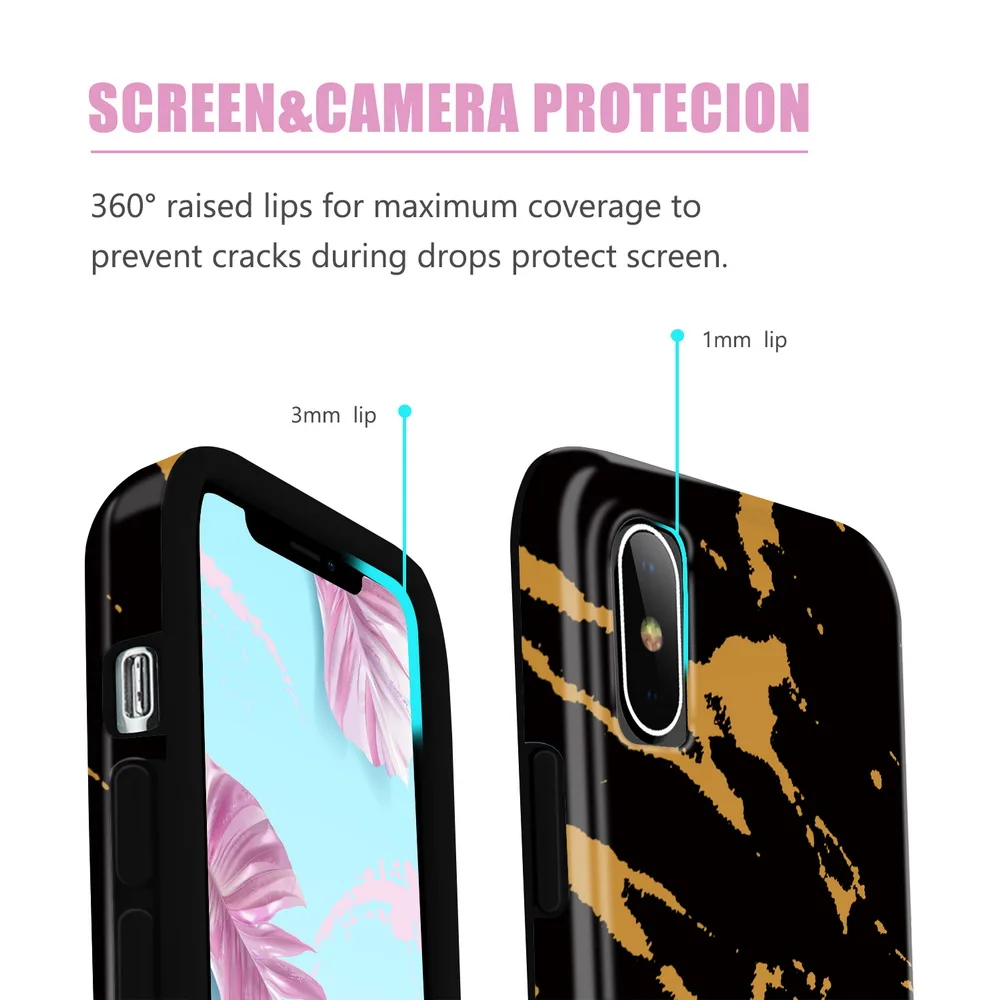 Netarlier Роскошный чехол для телефона iPhone 11 Pro Max Xsmax XR 7Plus ix 8 6 6s черный и Золотой хром