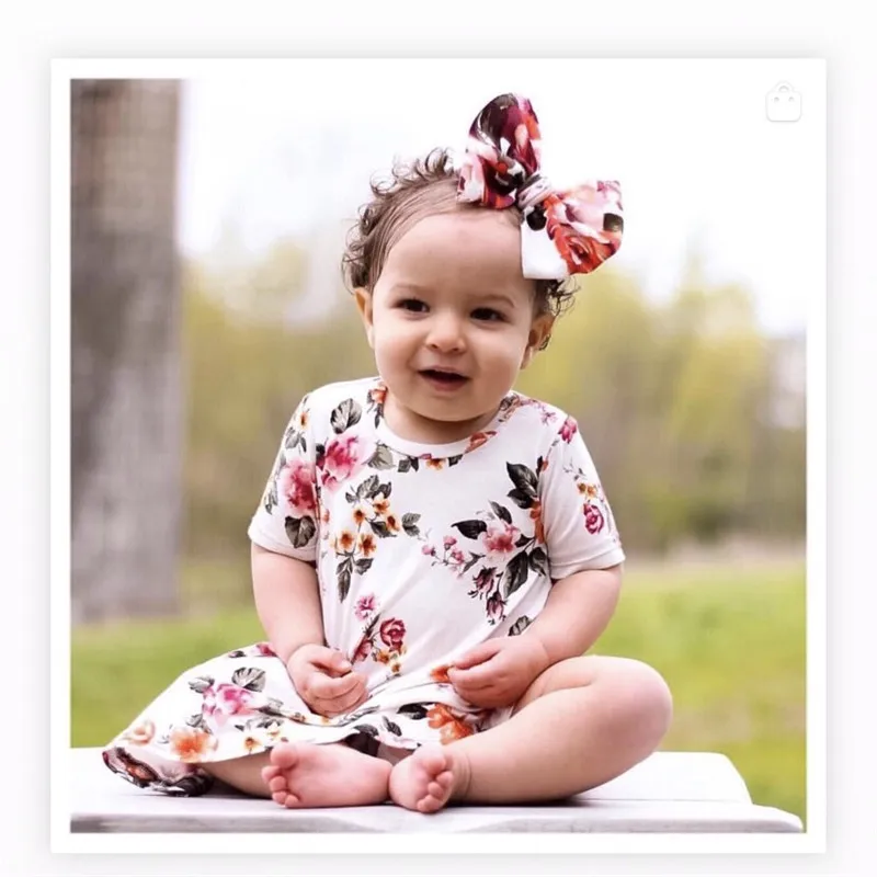 Эластичная нейлоновая повязка для волос с принтом девочек на голову аксессуары