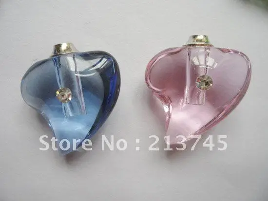 

55%OFF Promotion!! Pink and Blue Vial Pendant Making Phone Chain Pendants Findings