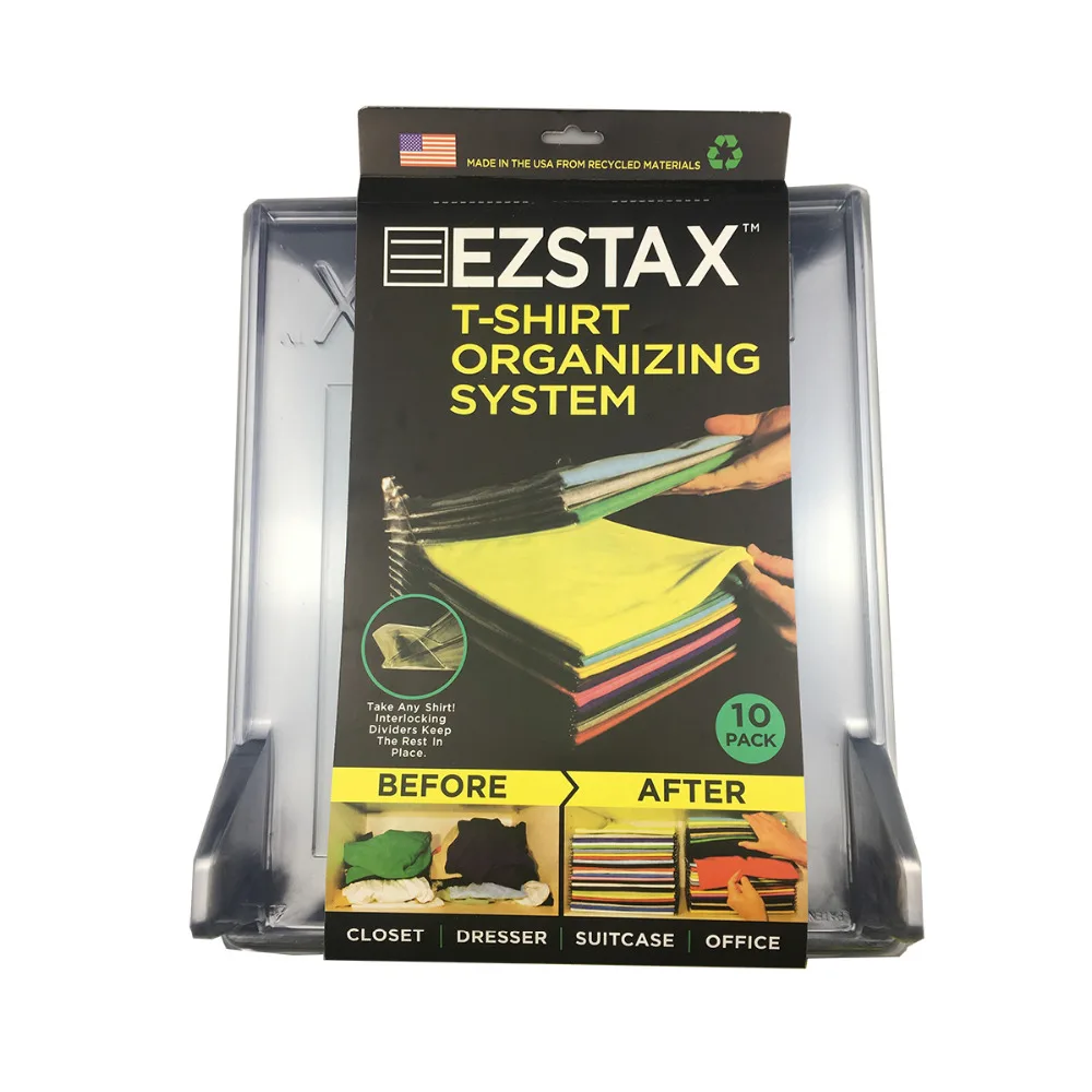 Органайзер для одежды Ezstax 10/15/20 слоев органайзер тканевый ящик хранения офисных