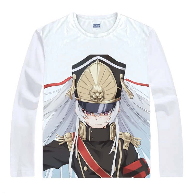 Футболка Coolprint с рисунком аниме Re: Creator футболки длинным рукавом Altair военная