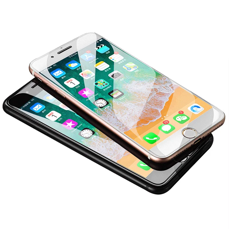 9 H прозрачное закаленное стекло для iPhone XR XS Max X 5 5S 5e 4 4s упрочненная Защитная