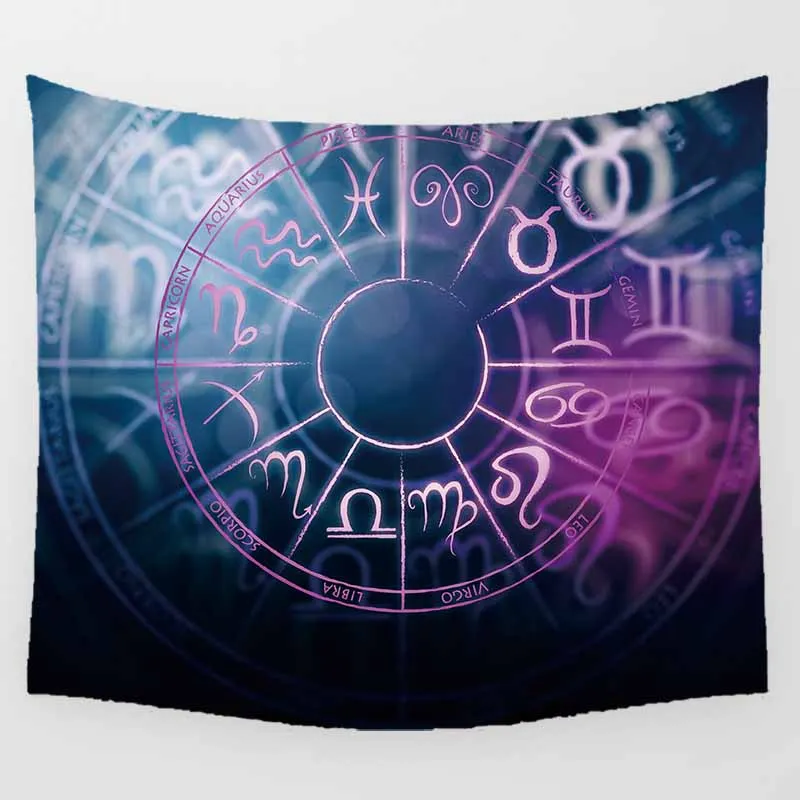 Гобелен с изображением единорога из аниме волк звезда небо hd настенный гобелен