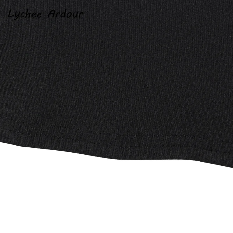 Lychee Ardour Gymnastics Print Hooded Tank Top Spring Summer Casual Streetwear Fashion Sleeveless Short Hem Tops | Женская одежда