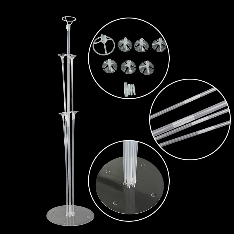 Держатель-подставка для воздушных шаров латексная фольга с конфетти аксессуары