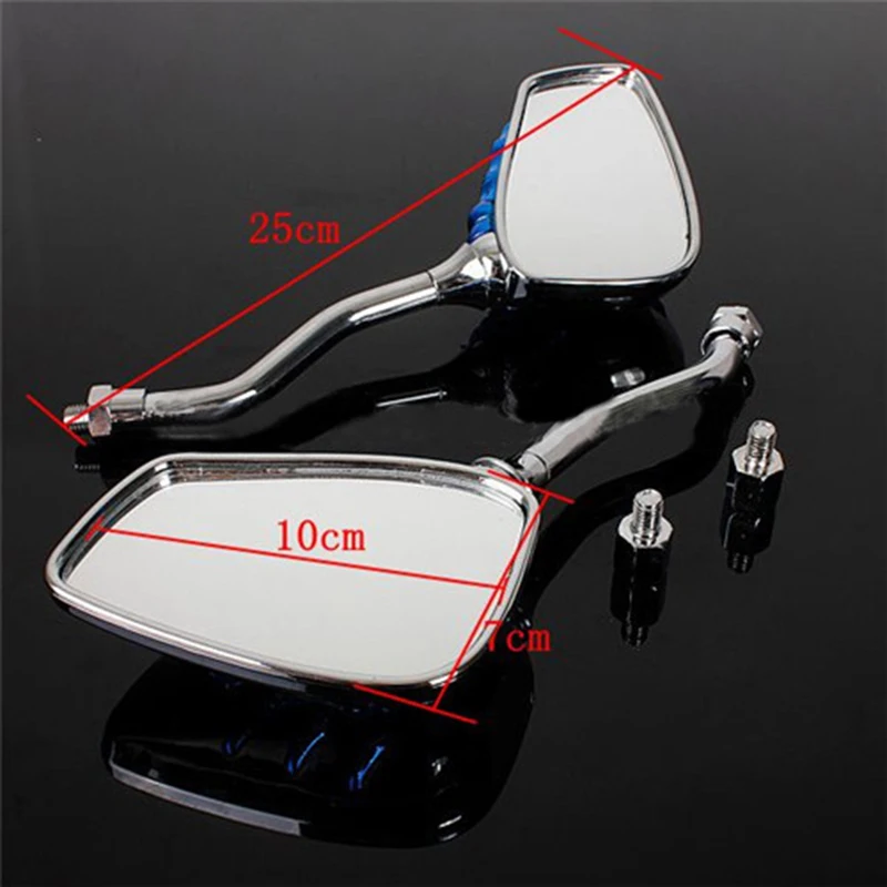 Боковые зеркала Nordson с черепом для мотоцикла Yamaha Honda V Star 250 650 950 1100 1300 Virago VMax Suzuki