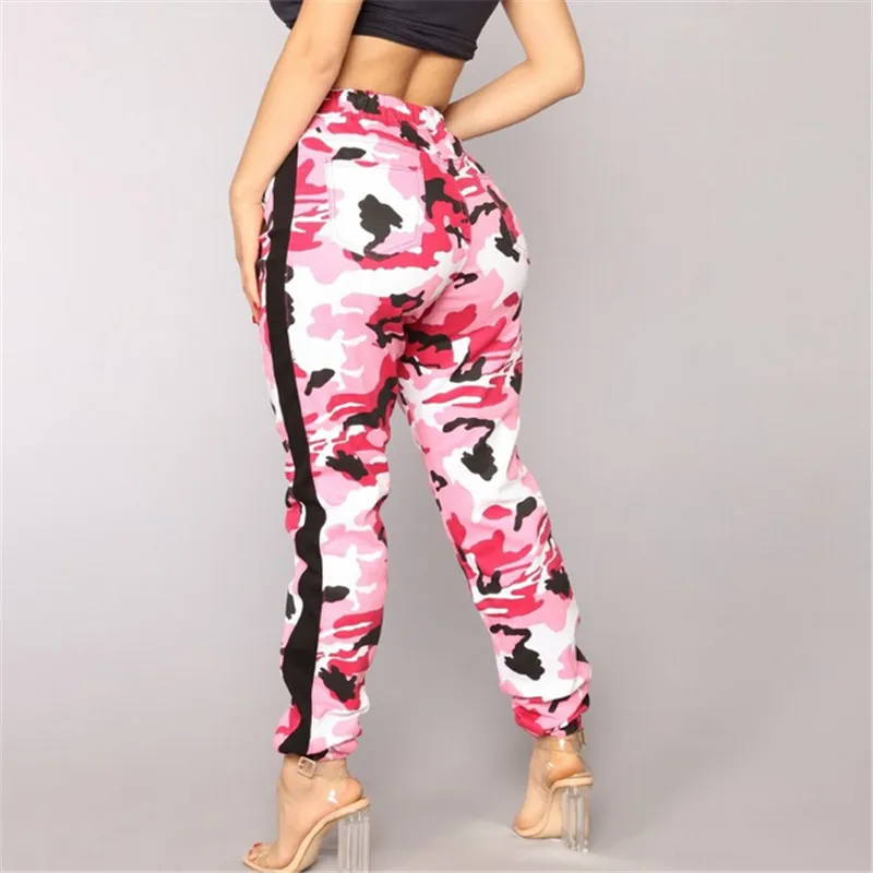 5 видов стилей женские камуфляжные брюки карго повседневные 2018 штаны военные